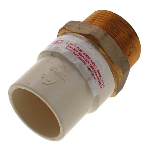 Main product image of 1-1/4" CPVC x Male Brass Adapter (Lead Free)