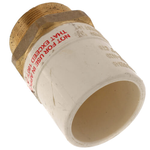 Main product image of 2" CPVC x Male Brass Adapter (Lead Free)