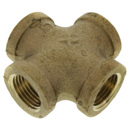 Main product image of 1/2" Brass Cross (Lead Free)