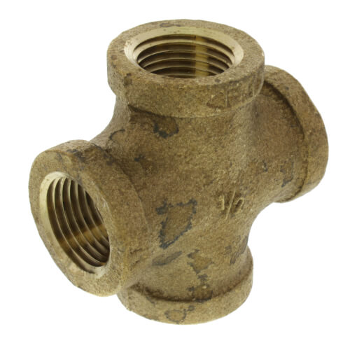 Main product image of 1/2" Brass Cross (Lead Free)