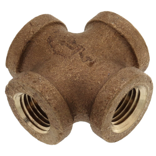 Main product image of 1/4" Brass Cross (Lead Free)