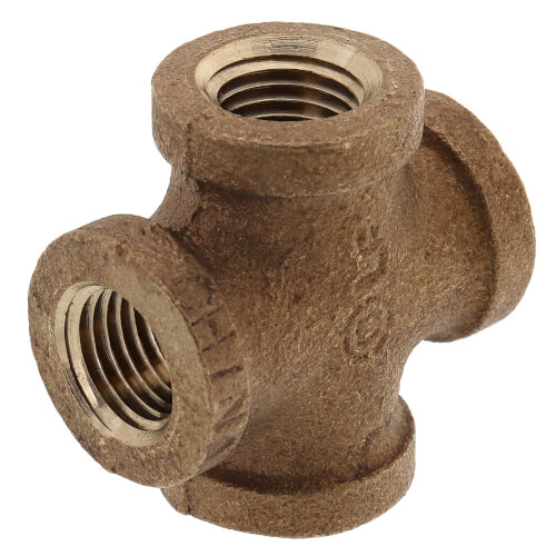 Main product image of 1/4" Brass Cross (Lead Free)