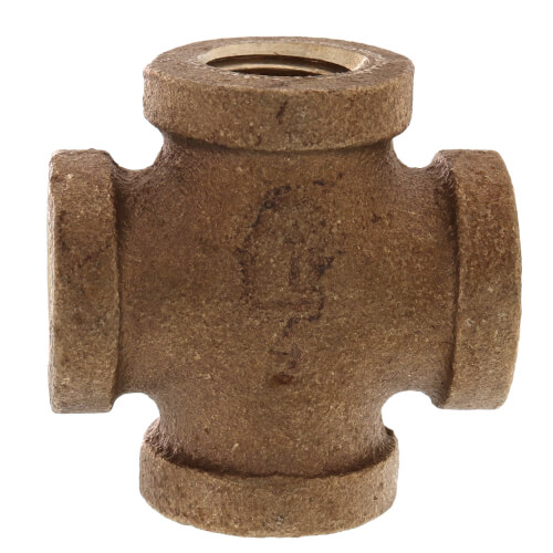 Main product image of 1/4" Brass Cross (Lead Free)