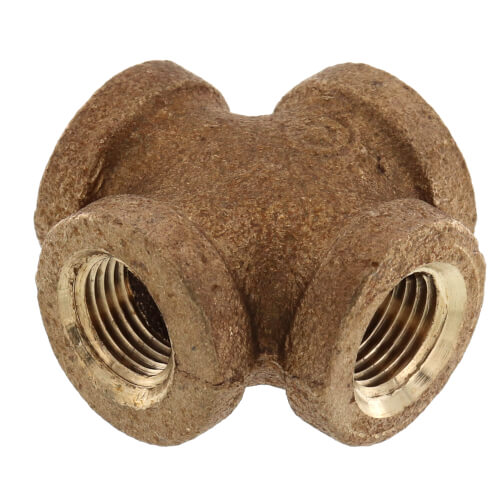 Main product image of 1/8" Brass Cross (Lead Free)