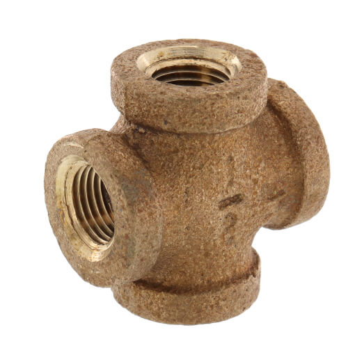Main product image of 1/8" Brass Cross (Lead Free)