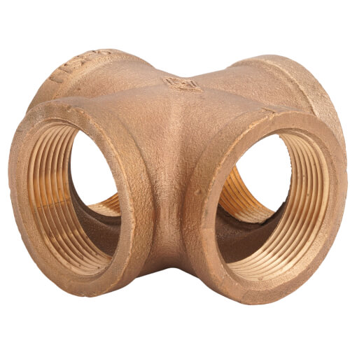 Main product image of 1-1/2" Brass Cross (Lead Free)