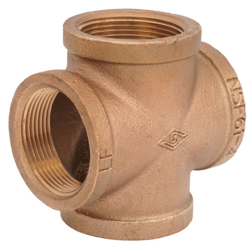 Main product image of 1-1/2" Brass Cross (Lead Free)