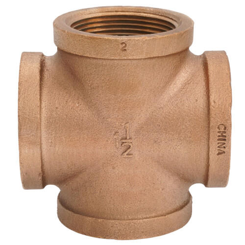 Main product image of 1-1/2" Brass Cross (Lead Free)