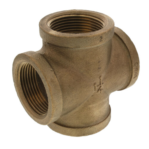 Main product image of 1-1/4" Brass Cross (Lead Free)