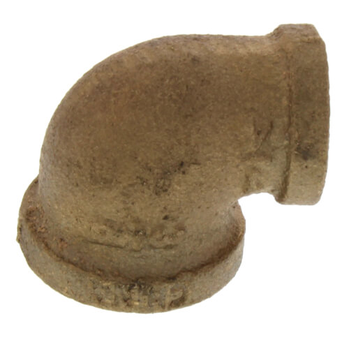 Main product image of 3/8" x 1/4" FIP Brass 90-Degree Reducing Elbow (Lead Free)