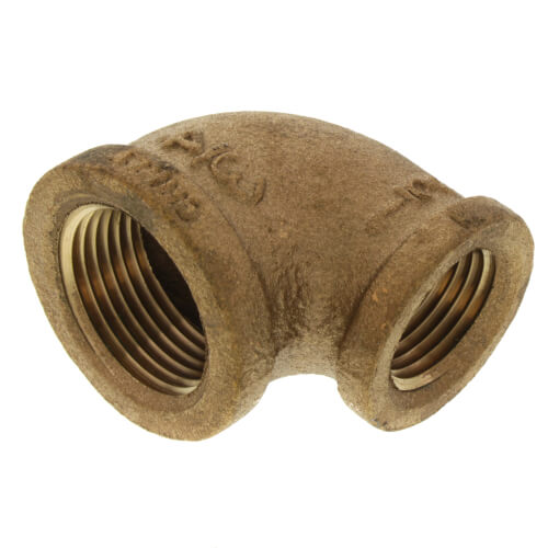 Main product image of 3/4" x 1/2" FIP Brass 90-Degree Reducing Elbow (Lead Free)