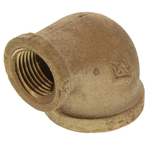 Main product image of 1" x 1/2" FIP Brass 90-Degree Reducing Elbow (Lead Free)