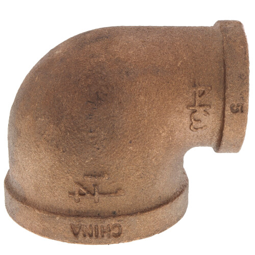 Main product image of 1-1/4" x 3/4" FIP Brass 90-Degree Reducing Elbow (Lead Free)