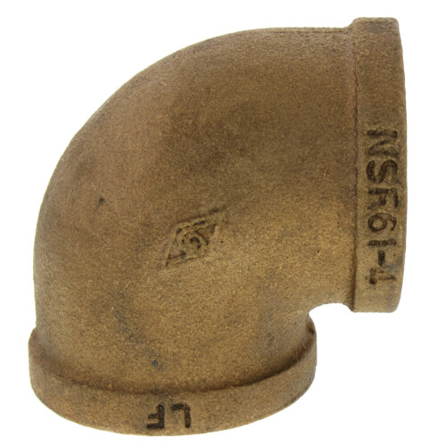 Main product image of 1-1/4" FIP Brass 90-Degree Elbow (Lead Free)