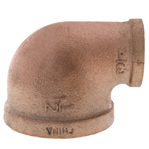 Main product image of 1-1/2" x 3/4" FIP Brass 90-Degree Reducing Elbow (Lead Free)