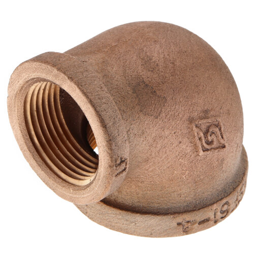 Main product image of 1-1/2" x 1" FIP Brass 90-Degree Reducing Elbow (Lead Free)