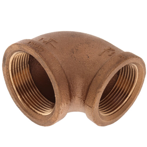 Main product image of 1-1/2" x 1-1/4" FIP Brass 90-Degree Reducing Elbow (Lead Free)
