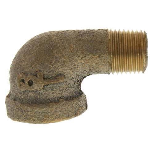 Main product image of 1/8" Brass 90 Deg Street Elbow, Lead Free (Threaded)