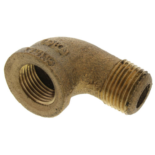 Main product image of 3/8" Brass 90 Deg Street Elbow, Lead Free (Threaded)