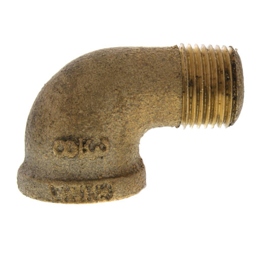 Main product image of 3/8" Brass 90 Deg Street Elbow, Lead Free (Threaded)