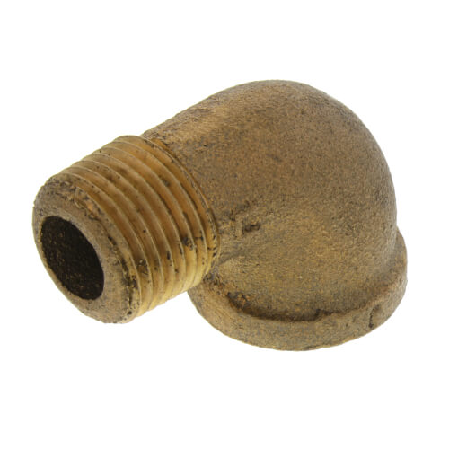 Main product image of 3/8" Brass 90 Deg Street Elbow, Lead Free (Threaded)