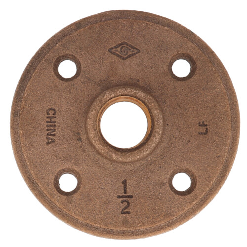 Main product image of 1/2" Brass Floor Flange w/ Holes (Lead-Free)