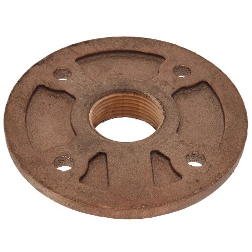 Main product image of 1" Brass Floor Flange w/ Holes (Lead-Free)