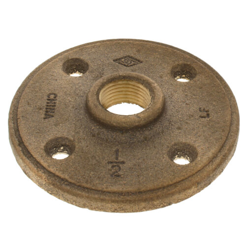Everflow BRFF0012-NL 1/2 Inch Female NPT Threaded Brass Floor Flange with Holes 125 Lead Free Durable Higher Corrosion Resistance Brass Construction Economical & Easy to Install Everflow Supplies Everflow BRFF0012-NL 1/2 Inch Female NPT Threaded Brass Floor Flange with Holes 125 Lead Free Durable Higher Corrosion Resistance Brass Construction Economical & Easy to Install Everflow Supplies