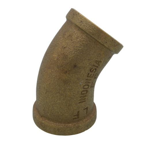 Main product image of 1/2" FIP x FIP 45° Brass Elbow (Lead Free)