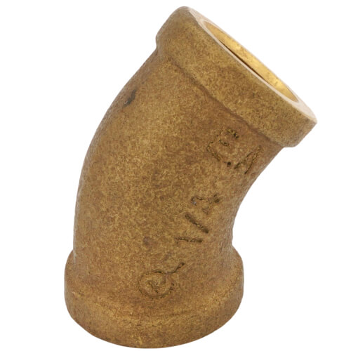 Main product image of 1/4" FIP 45-Degree Brass Elbow (Lead Free)