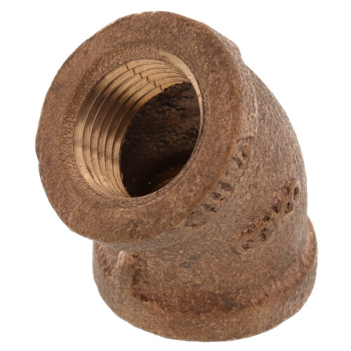 Main product image of 3/8" FIP 45-Degree Brass Elbow (Lead Free)
