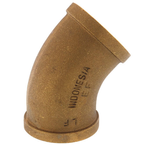 Main product image of 1-1/2" FIP 45-Degree Brass Elbow (Lead Free)
