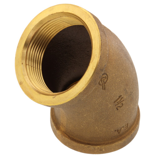 Main product image of 1-1/2" FIP 45-Degree Brass Elbow (Lead Free)