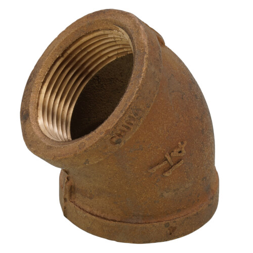 Main product image of 1-1/4" FIP 45-Degree Brass Elbow (Lead Free)