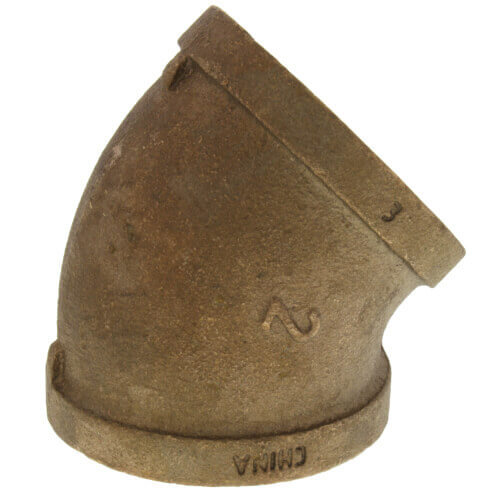 Main product image of 2-1/2" FIP 45-Degree Brass Elbow (Lead Free)