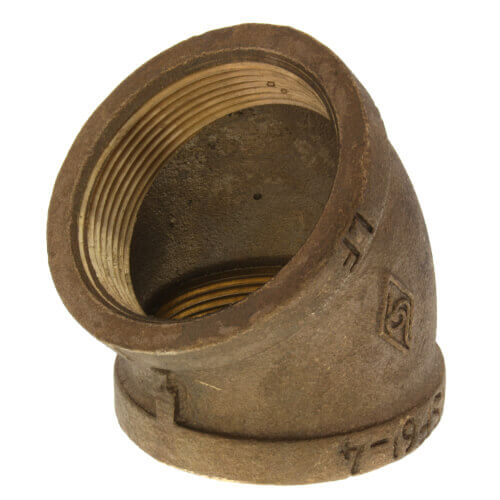 Main product image of 2-1/2" FIP 45-Degree Brass Elbow (Lead Free)