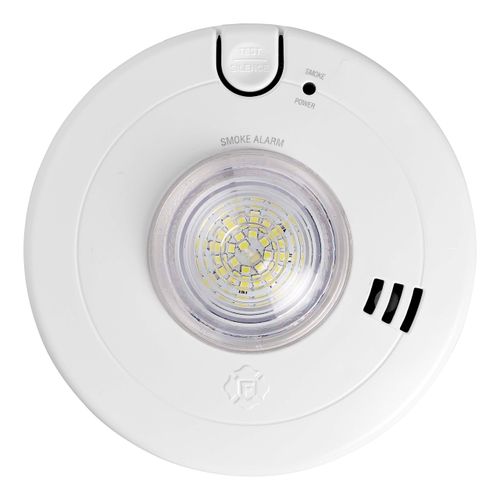 Main product image of Hardwired Smoke Alarm w/ LED Strobe & 10-Year Battery Backup