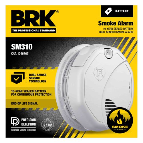 Main product image of 10-Year Sealed Battery Smoke Alarm w/ Dual Sensor