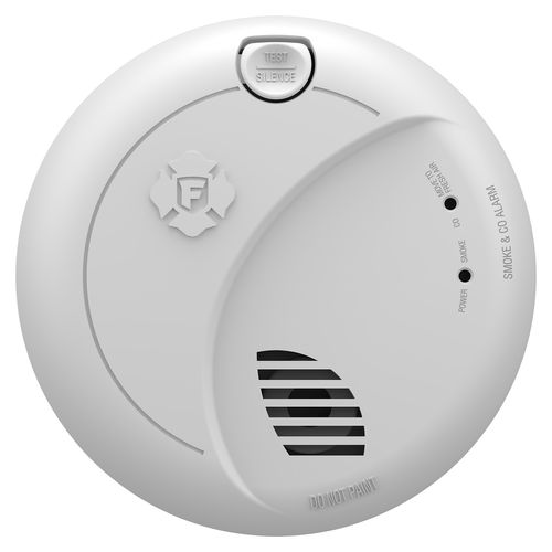 Main product image of Hardwired Smoke and Carbon Monoxide Alarm w/ 10-Year Battery Backup & Voice Alerts