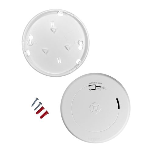 Main product image of Smoke and Carbon Monoxode Alarm w/ Slim Profile Design & 10 Year Battery Backup (6 Pack)