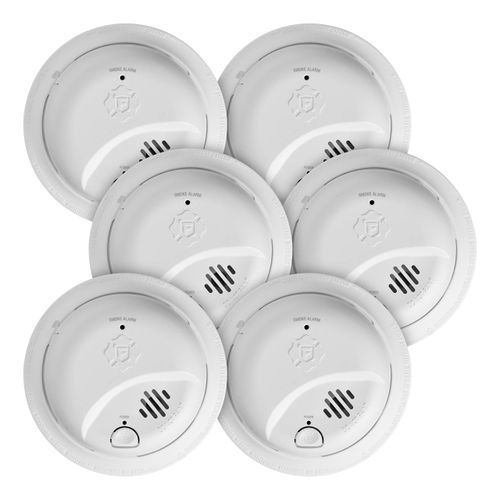 Main product image of Hardwire Interconnect Smoke Alarm w/ Battery Backup (6 Pack)