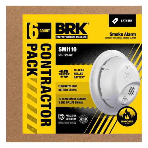 Main product image of 10-Year Battery Smoke Alarm (6 Pack)