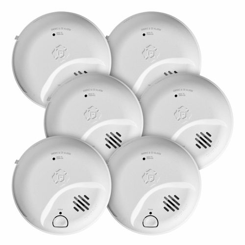 Main product image of Interconnect Hardwire Smoke and Carbon Monoxide Alarm w/ Battery Backup (6 Pack)
