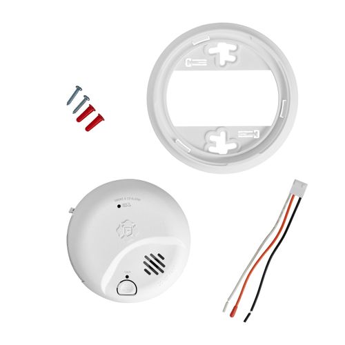 Main product image of Interconnect Hardwire Smoke and Carbon Monoxide Alarm w/ 10-Year Battery Backup (6 Pack)