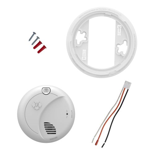 Main product image of Hardwire Smoke Alarm w/ 10-Year Battery Backup & Voice Alert