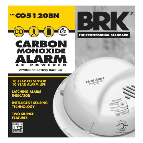Main product image of Hardwired Carbon Monoxide Alarm w/ 9V Battery Backup, CO5120BN