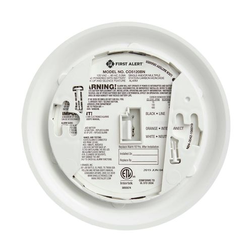 Main product image of Hardwired Carbon Monoxide Alarm w/ 9V Battery Backup, CO5120BN