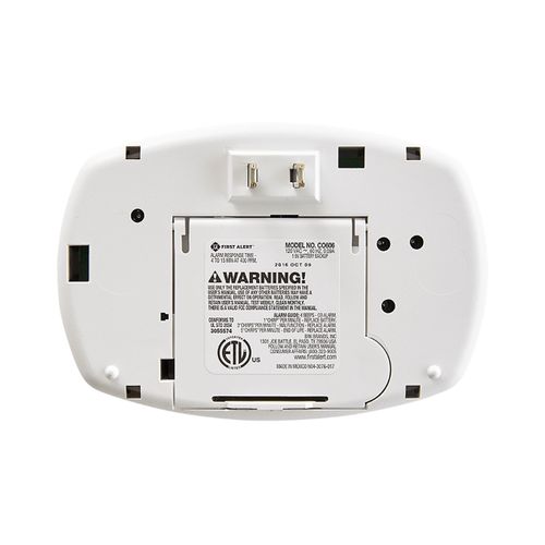 Main product image of Carbon Monoxide Alarm w/ 2 AA Battery Backup, CO605B