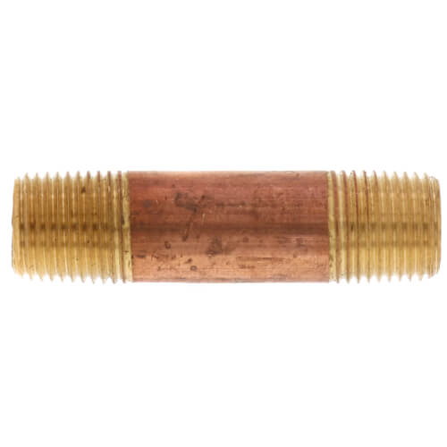 Main product image of 1/8" x 1-1/2" Brass Nipple (Lead Free)