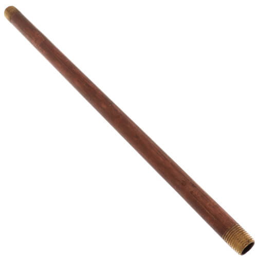 Main product image of 1/4" x 12" Brass Nipple (Lead Free)